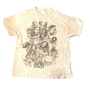 Bob Marley Zion Rootswear Ivory 2007 Tee Shirt